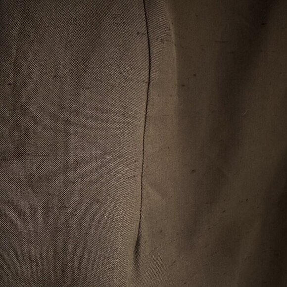 Michale Kors Made in Italy 2006 Raw Silk Beaded embroidered Bodycon Dress 8 - Picture 7 of 12